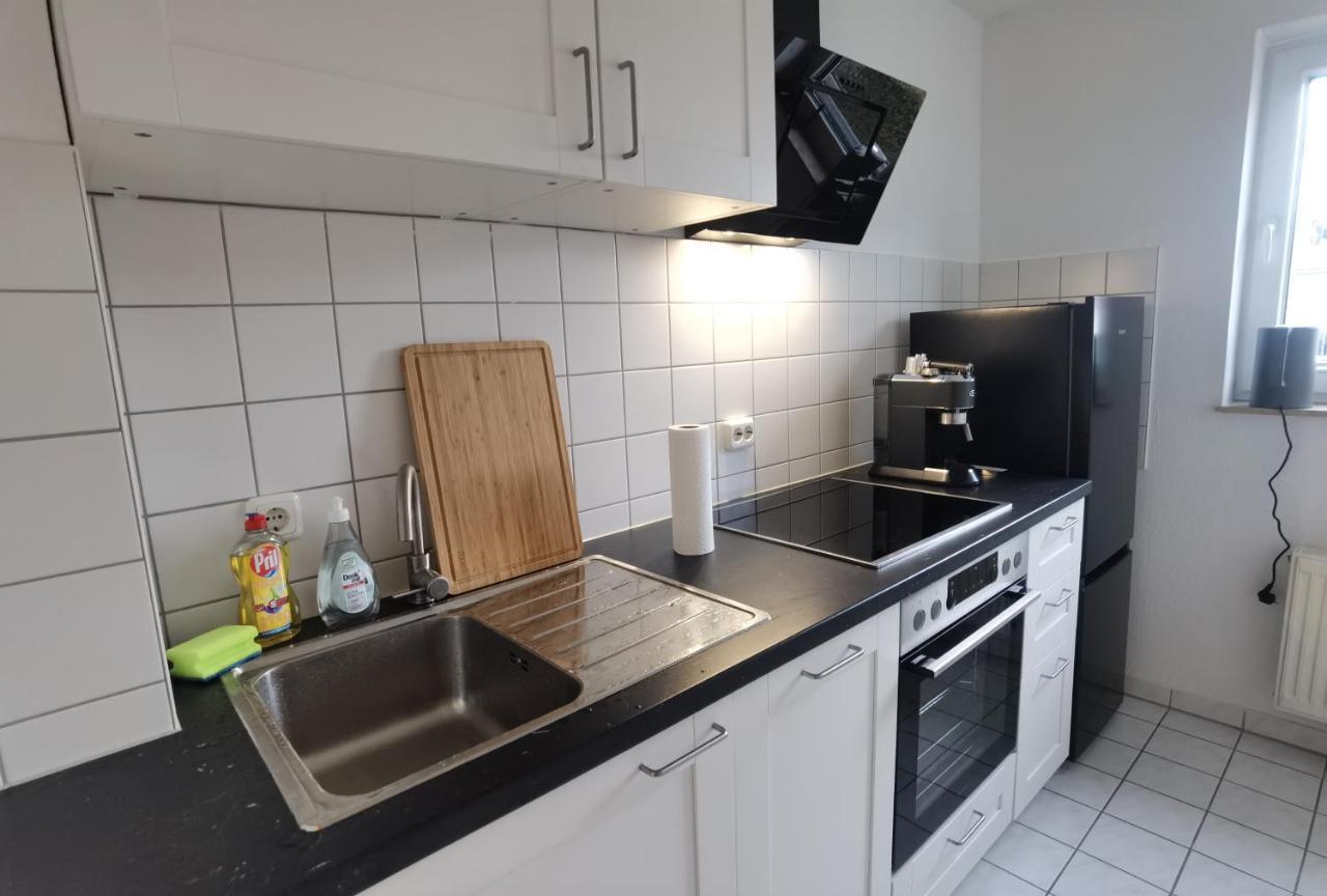 Appartement Arbeitsplatz, Balkon, Tiefgarage Naehe Neue Messe à Leipzig Extérieur photo