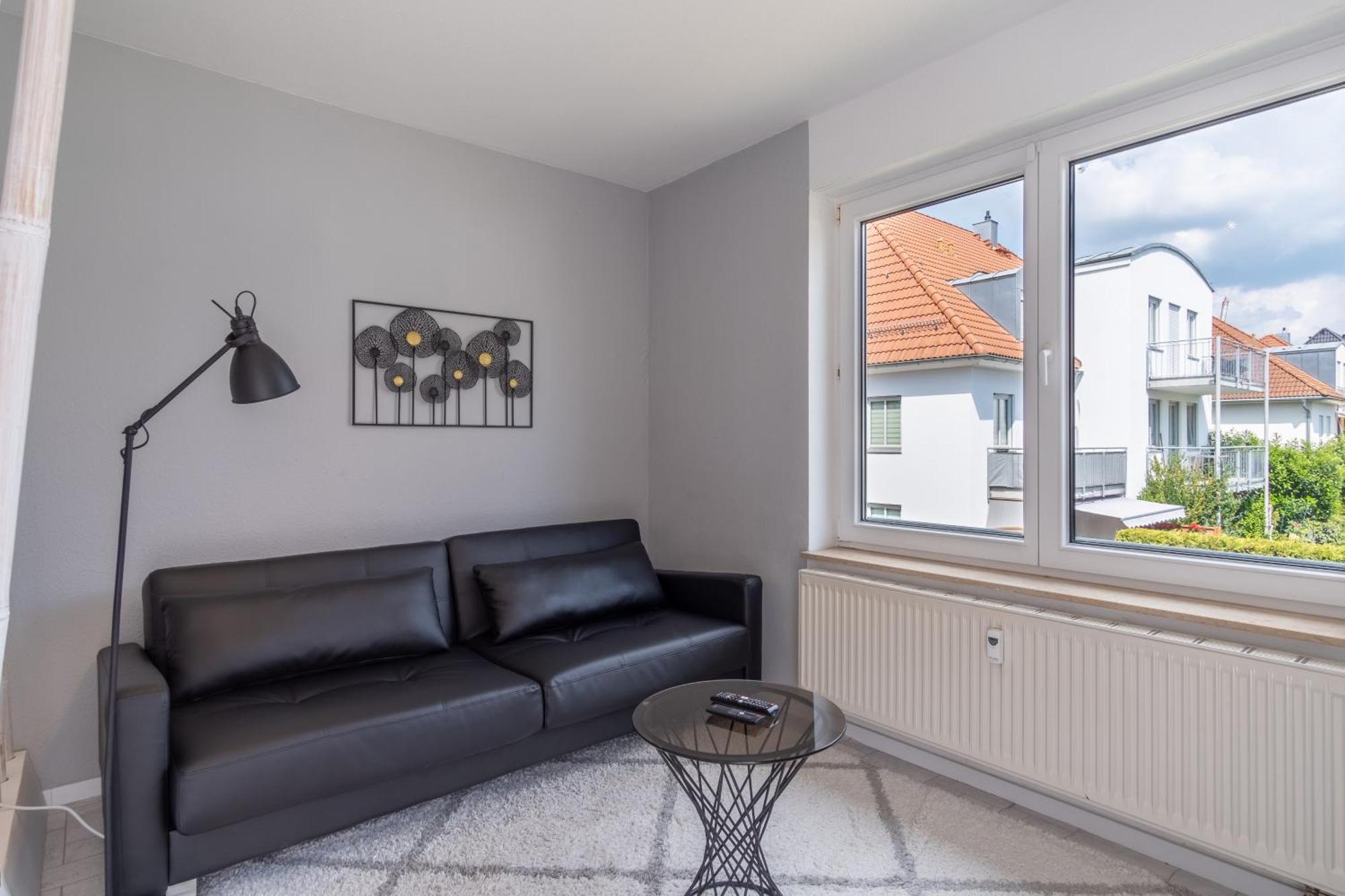 Appartement Arbeitsplatz, Balkon, Tiefgarage Naehe Neue Messe à Leipzig Extérieur photo